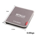 KALOUR 50 Metallic Color Pencil Set in Nylon Case Vibrant Metallic Colors