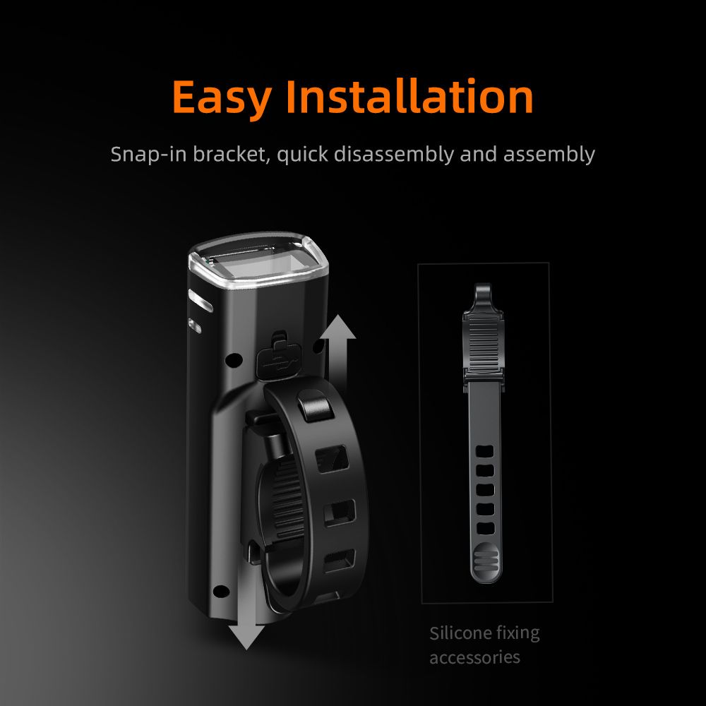 Superfire BL-10 250lm Front Bicycle Light Rechargeable Water Resistant