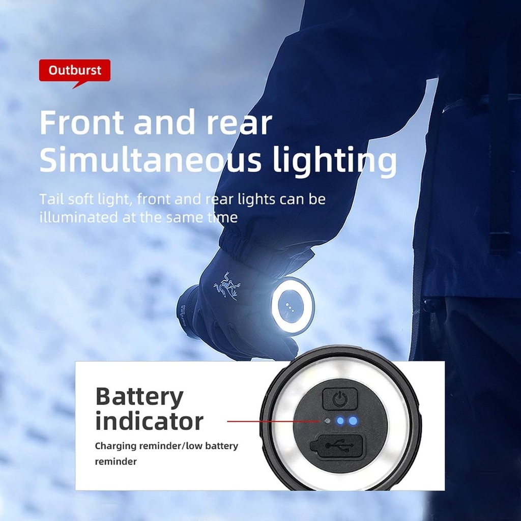 SUPERFIRE GT60 Flashlight Rechargeable 1000 Lumens LED Spotlight Torch