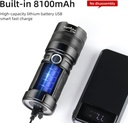SUPERFIRE GT60 Flashlight Rechargeable 1000 Lumens LED Spotlight Torch