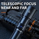 SUPERFIRE R1-G High-Power LED Flashlight - 36W Rechargeable Torch with Zoom