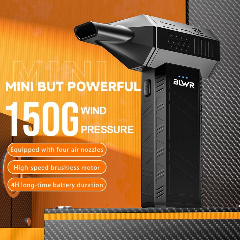 BLWR 101 Mini Portable Turbo Air Fan Blower/Handheld Cleaner & Hairdryer