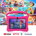 PRITOM Kids Smart Tablet 7" WiFi | 2GB RAM, 32GB Storage, Parental Controls - Pink