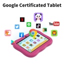 Pritom Smart Kids Panda Tablet 7" WiFi Parental Control 2GB RAM, 32GB ROM - Pink