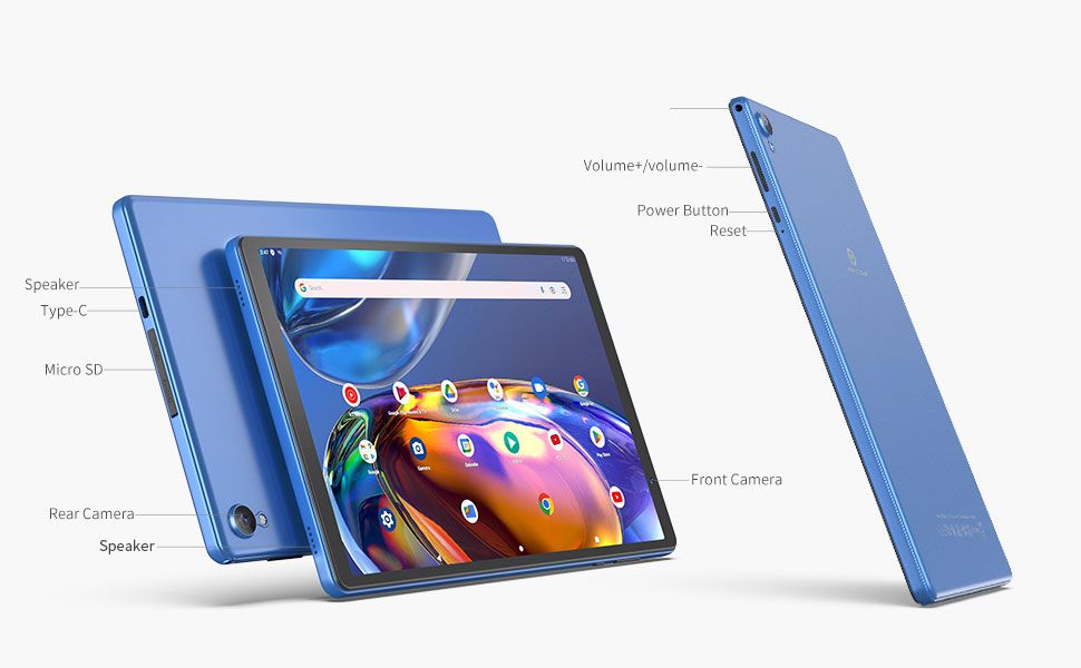 Pritom Tab 10 Lite 10" Smart Wi-Fi Tablet 2GB RAM/ 32 GB ROM with WIFI6