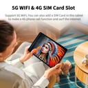 Pritom M70 4G LTE Tablet - 12" FHD, 16GB+256GB