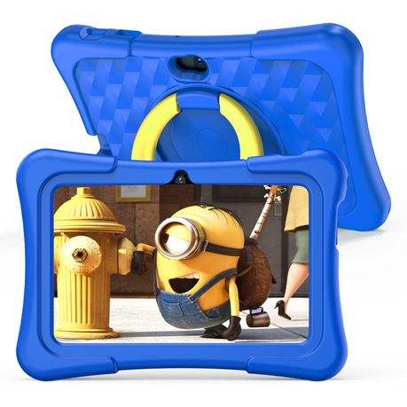 Pritom Smart Tablet for Kids 7" with WiFi 2GB RAM 32GB ROM Parental Control - Blue