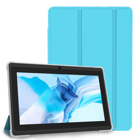 Pritom 7" Tablet 4GB RAM 32GB ROM 3500mAh Battery with Protective Cover - Blue