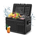 WOLFBOX 12V Car Fridge Freezer - 18L Dual-Zone Portable Electric Cooler