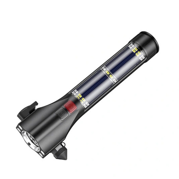 SUPERFIRE D30 Solar Rechargeable Flashlight - 310 Lumens Emergency Torch